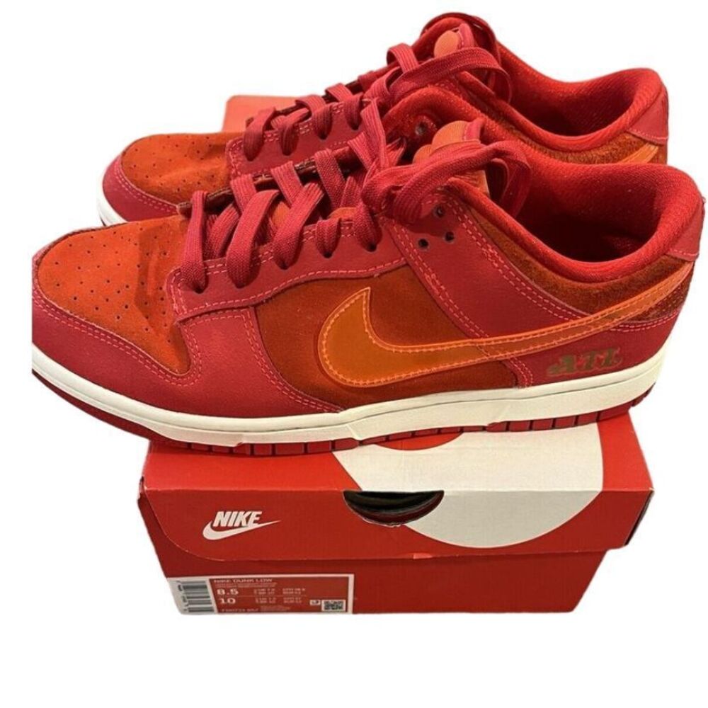 Nike Dunk Low ATL Atlanta University‎ Red 2023 Mens Size 8.5 Original Box